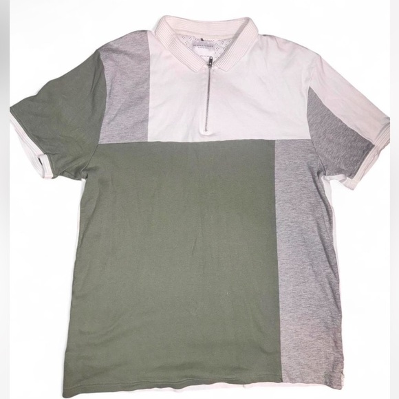 Denim & Flower Other - Denim & Flower Green and Gray Polo Shirt